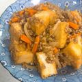 あやママ99's cooksnap of when they made ご飯ススム～厚揚げと豚ひき肉♪.