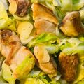 みどりのみかん's cooksnap of when they made ■旨い！鶏肉とキャベツの塩にんにく炒め■.