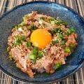 あーこ姐's cooksnap of when they made ♡アレンジ納豆♡とろ〜りたまごのツナ納豆.
