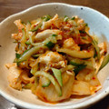 ばたみそーぱん☆'s cooksnap of when they made ササミときゅうりのキムチあえ♪おつまみ♪.