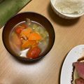 マイノート's cooksnap of when they made セロリとトマトとレタスのスープ.