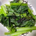 ♬のんのこ日和♬'s cooksnap of when they made 【副菜】レンジで小松菜の塩昆布和え.