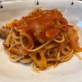 ちぇりぃらん's cooksnap of when they made 豚ばら肉でワンランク上のトマトパスタ。.