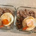 Ruriluru's cooksnap of when they made ラー油で目玉焼き☝絶品旨辛目玉焼きレシピ.