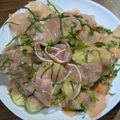 Wull's cooksnap of when they made 時短簡単！ナスと生ハムの和風カルパッチョ.