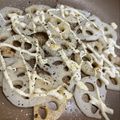 yu🐓's cooksnap of when they made レンコンのマヨチーズ焼き.
