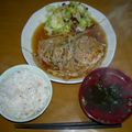 はらっぺさん♪'s cooksnap of when they made 豆腐ハンバーグ和風きのこあん.