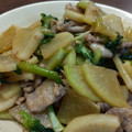 kominori's cooksnap of when they made 柔らか豚肉と大根&青梗菜の炒め物.