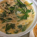 happy-nao's cooksnap of when they made 食感がおいしい！春菊とえのきの卵とじ.