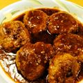 からーげちゃん's cooksnap of when they made 簡単煮込みハンバーグ.