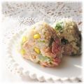 ババガレイ's cooksnap of when they made 焼き鮭で簡単♪絶品コーンおにぎり♡.