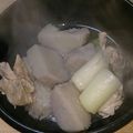 abeman's cooksnap of when they made 【話題】里芋と長葱と鶏肉のスープ煮.