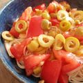 こばやんちゃん's cooksnap of when they made 太陽の味♪トマトオリーブそうめん.