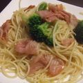 愛うらら's cooksnap of when they made おしゃれな生ハムのオイルパスタ.