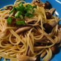 カルボーン's cooksnap of when they made きのこたっぷり♫シンプル和風スパゲティ.