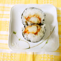 夢夢555's cooksnap of when they made 冷凍食品使用で超簡単天むす.
