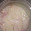 Sくん。's cooksnap of when they made ちくわと白菜の味噌ミルク煮.