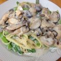 mamukana's cooksnap of when they made 10分で簡単クリームパスタ☆.