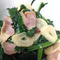 nonmyu's cooksnap of when they made ほうれん草とベーコンのガーリックソテー.