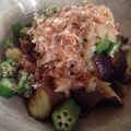 hilo1's cooksnap of when they made オクラとナスのザーサイ和え.