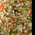 genz's cooksnap of when they made 豚ひき肉あんの白菜炒め♪.