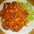 uzurin's cooksnap of when they made 辛くない玉ねぎソースのエビチリ.