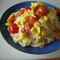 shokolat's cooksnap of when they made トマトと玉子のぶっかけ素麺.