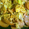 ゆめっちねねっち's cooksnap of when they made おさかなソーセージとキャベツの卵とじ.