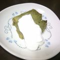 ゆうちょむママ's cooksnap of when they made ◆栗入り＊抹茶しふぉん◆.
