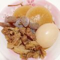 ちょろる61's cooksnap of when they made 白だしで〜おでん風牛すじ煮込み〜.