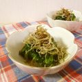 ローズレース's cooksnap of when they made 小松菜とシラスのおひたし.