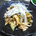 みゅう１５'s cooksnap of when they made トロトロ焼きなすとささみのめんつゆ和え.