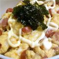 maibooo's cooksnap of when they made ふわふわ卵と甘辛玉ねぎの韓国スパムマヨ丼.