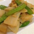 Tarorieko's cooksnap of when they made じゃが芋･絹さや･豚肉のみそバター炒め.