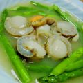 かざぴー's cooksnap of when they made 簡単☆　帆立とアスパラの生姜あん　.