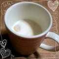 komugiko4's cooksnap of when they made 林檎の皮で♪エコな林檎ミルク.