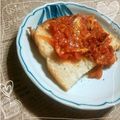 komugiko4's cooksnap of when they made ケチャ玉チーズトースト.