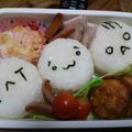 manikey's cooksnap of when they made キャラ弁‐顔文字.