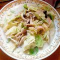 てみっち's cooksnap of when they made キャベツとしめじのベシャメルソース.