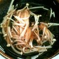Naaaai's cooksnap of when they made ♦ずぼらにもう1品　えのきポン酢.