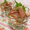 赤い電話's cooksnap of when they made 簡単！ご飯が進む！ブリのごま醤油漬け.