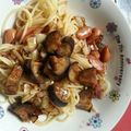 twomonster's cooksnap of when they made 冷蔵庫の余り物で冷製パスタ♪*..