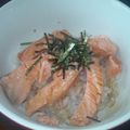 Snih_'s cooksnap of when they made 炙りサーモン丼★絶品！簡単！.