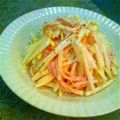 ニコニコまっきー's cooksnap of when they made 大根と鳥ハムの簡単からしマヨネーズサラダ.