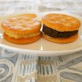 pitachan1's cooksnap of when they made 超簡単おやつ・カスタード♡サンド.
