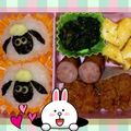 ｍｉｎｔ2004's cooksnap of when they made ひつじのショーン★キャラ弁.