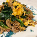 Runa/Rumi's cooksnap of when they made 冬の味わい！ちぢみほうれん草と卵炒め.