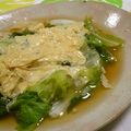 Haru Haru's cooksnap of when they made しゃきしゃきレタスの湯葉あんかけ.
