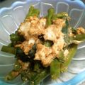 maruru-nn's cooksnap of when they made オクラといんげんのクリームチーズ胡麻和え.