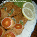 さっこまま's cooksnap of when they made トマトの豚巻きフライ.
